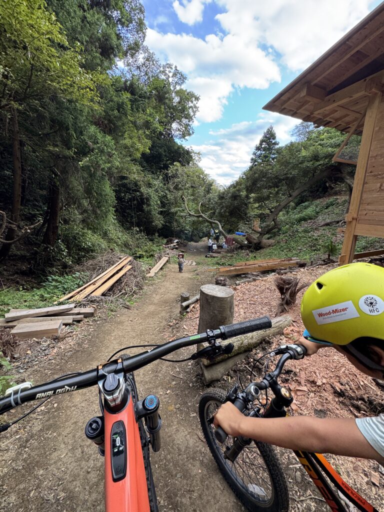 子どもたちの林業体験＠唐木作の森