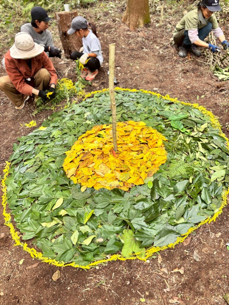 「林業×アート」ランドアートワークショップ開催レポート＠武山・近郊緑地特別保全地区